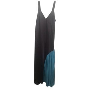 Tibi Color Block Slip Dress